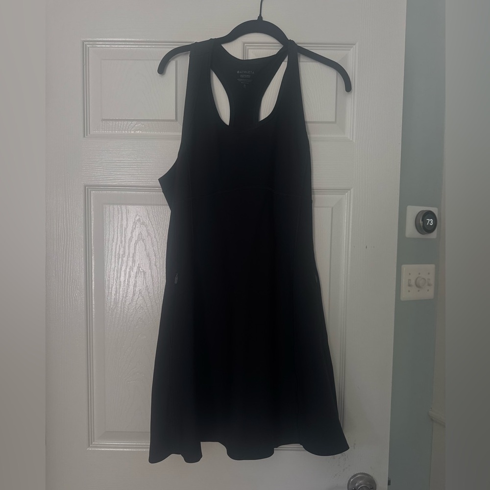 Black Athletic Tank Dress